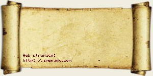 Isidora Radmilović vizit kartica